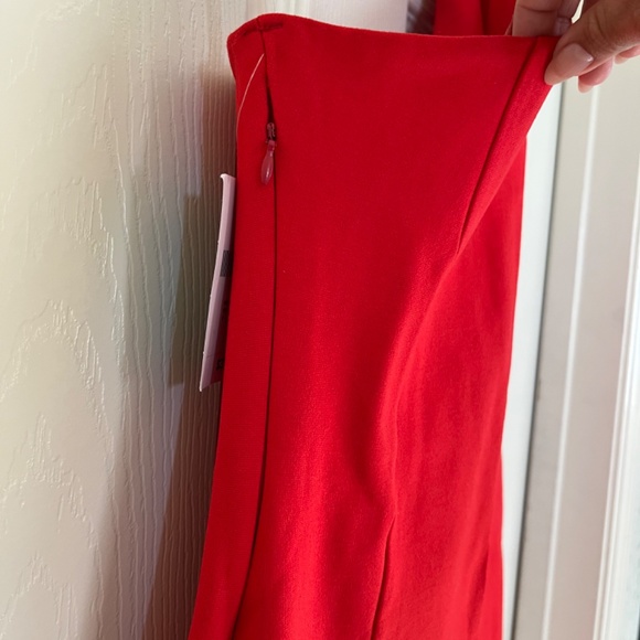Red mermaid midi dress - Picture 6 of 7